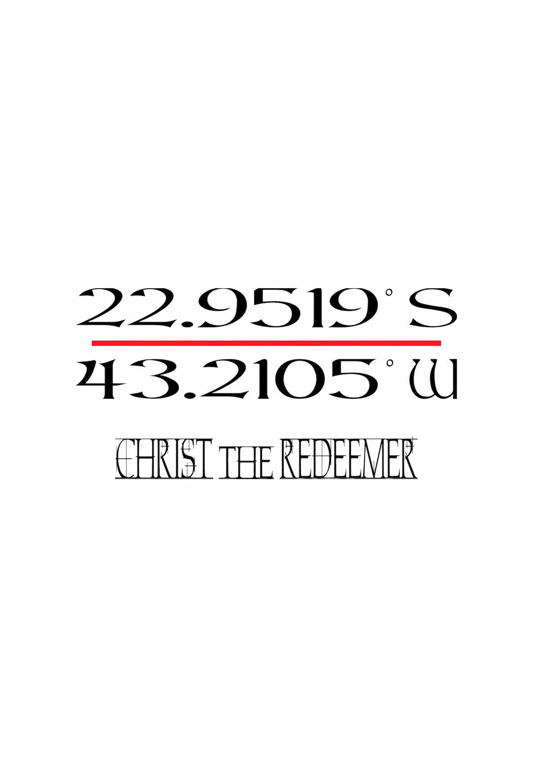 In the realm of fashion, the Christ the Redeemer coordinates logo becomes an iconic statement.