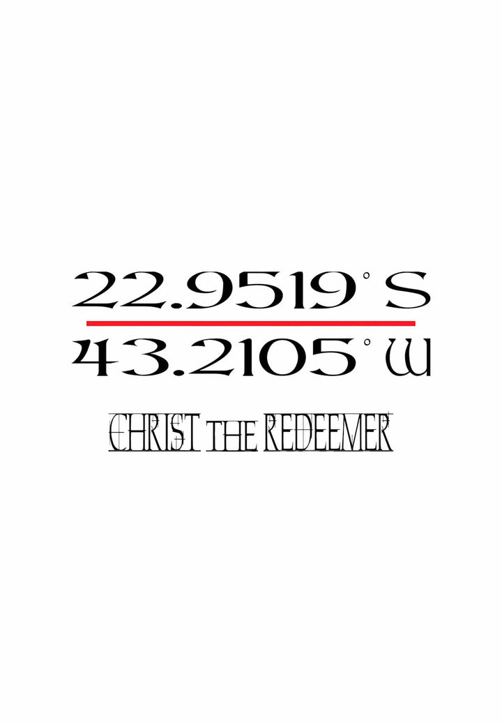 In the realm of fashion, the Christ the Redeemer coordinates logo becomes an iconic statement.