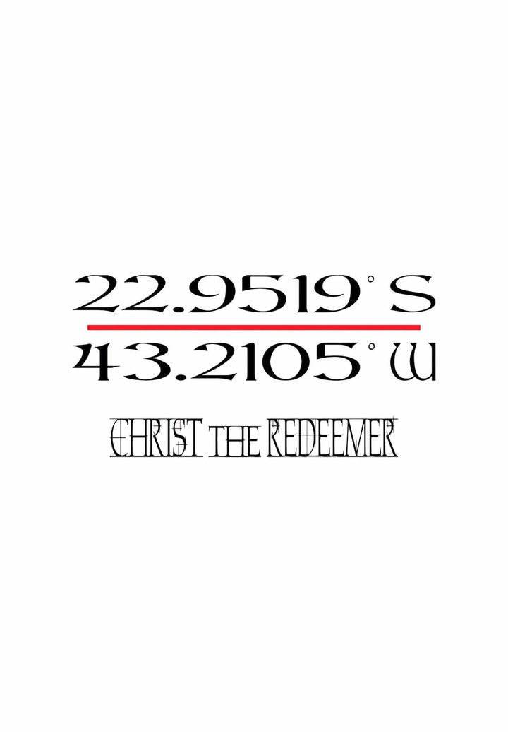 From Christ the Redeemer's GPS coordinates, a sacred logo weaves an emotional tapestry that invokes the statue's heavenly presence, inviting you on a spiritual journey.
