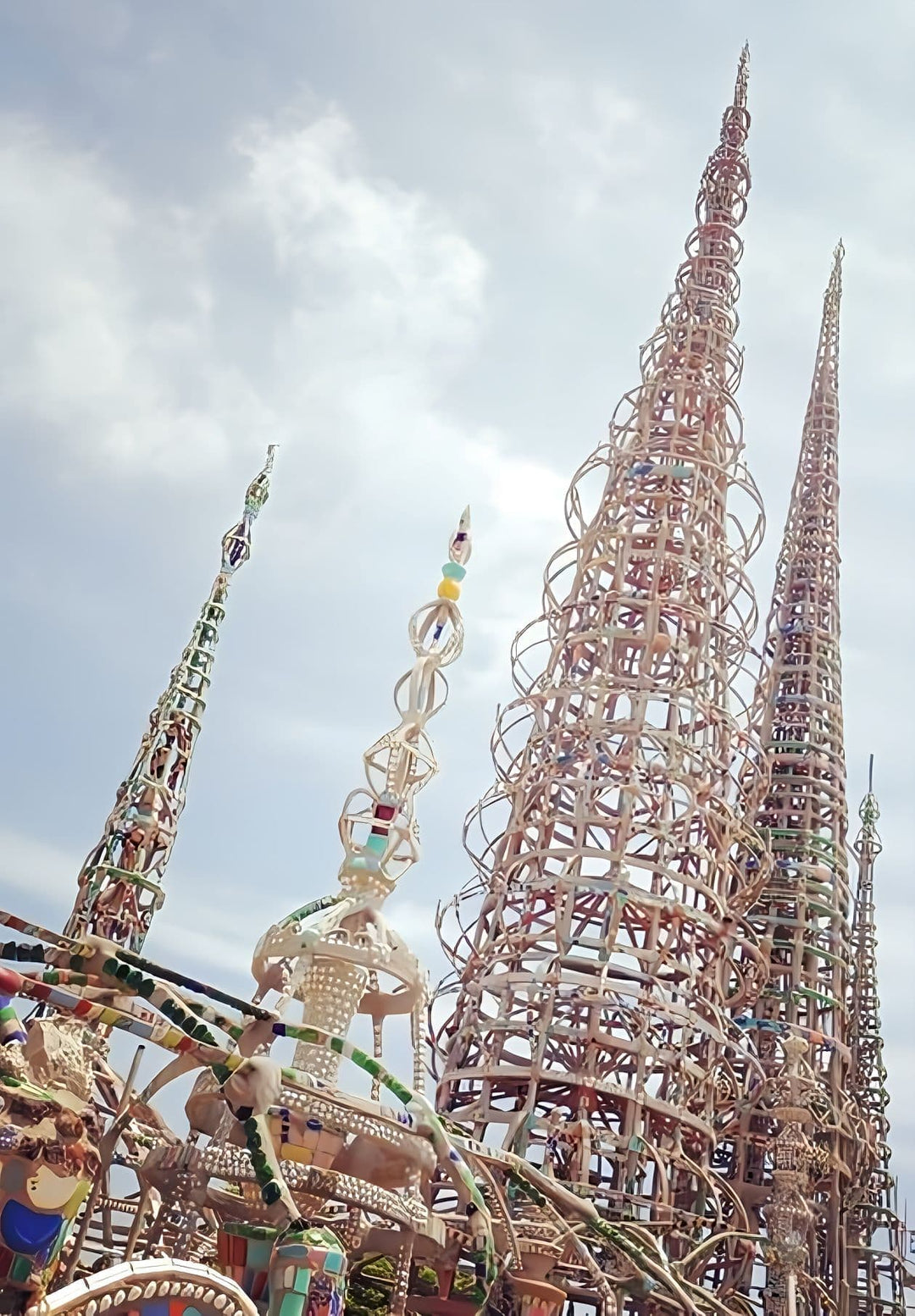 A celebration of the vitality of the community is held in the vicinity of Watts Tower.