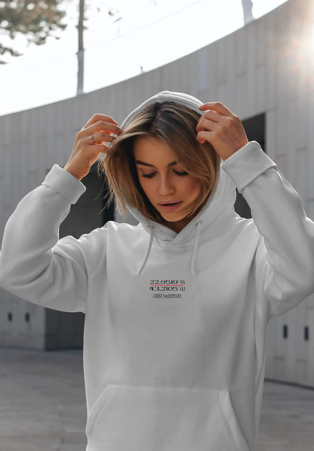 Fashion is more than clothing; it's a language of self-expression. Her white hoodie whispered tales of comfort, confidence, and the art of making everyday moments stylish.