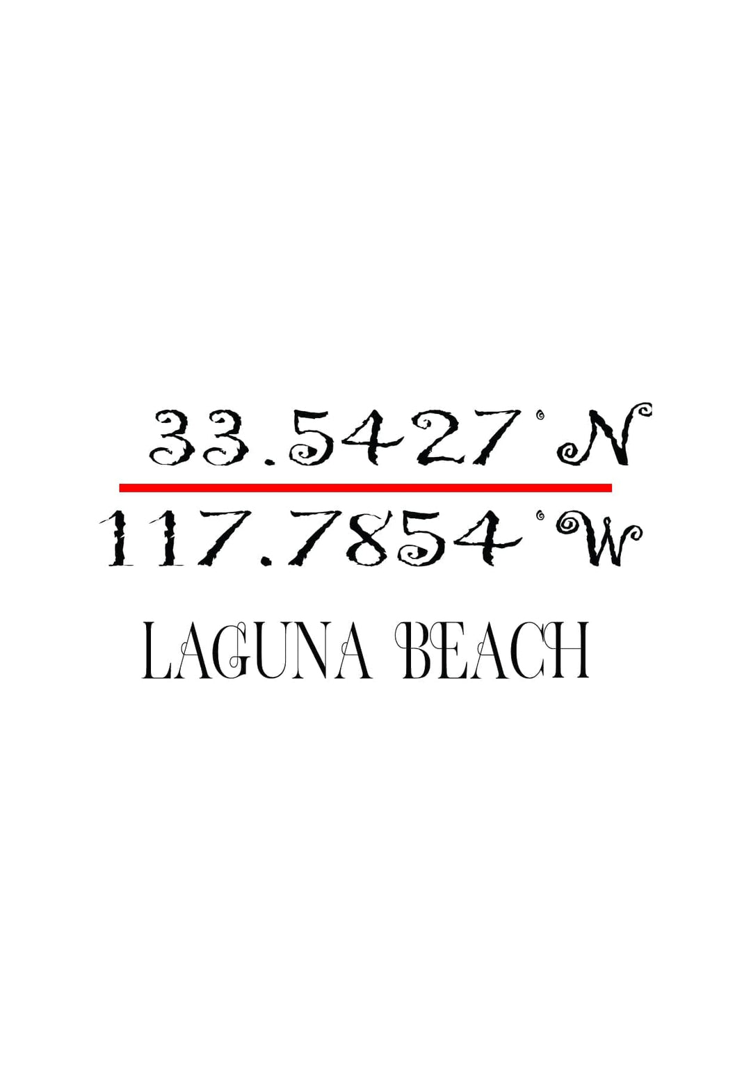 The coordinates-logo effortlessly comes to life, imprinting a fashionable memory that will be treasured.