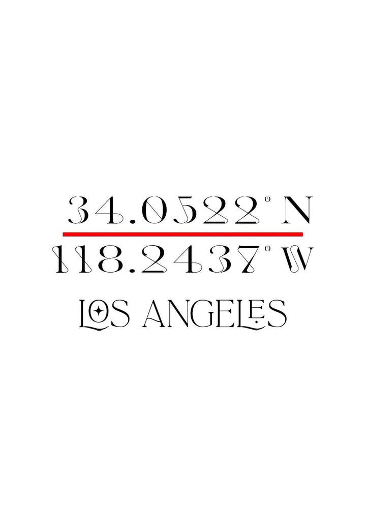 In the heart of dreams and aspirations, discover the enchanting coordinates of Los Angeles, where passion, creativity, and endless possibilities converge.