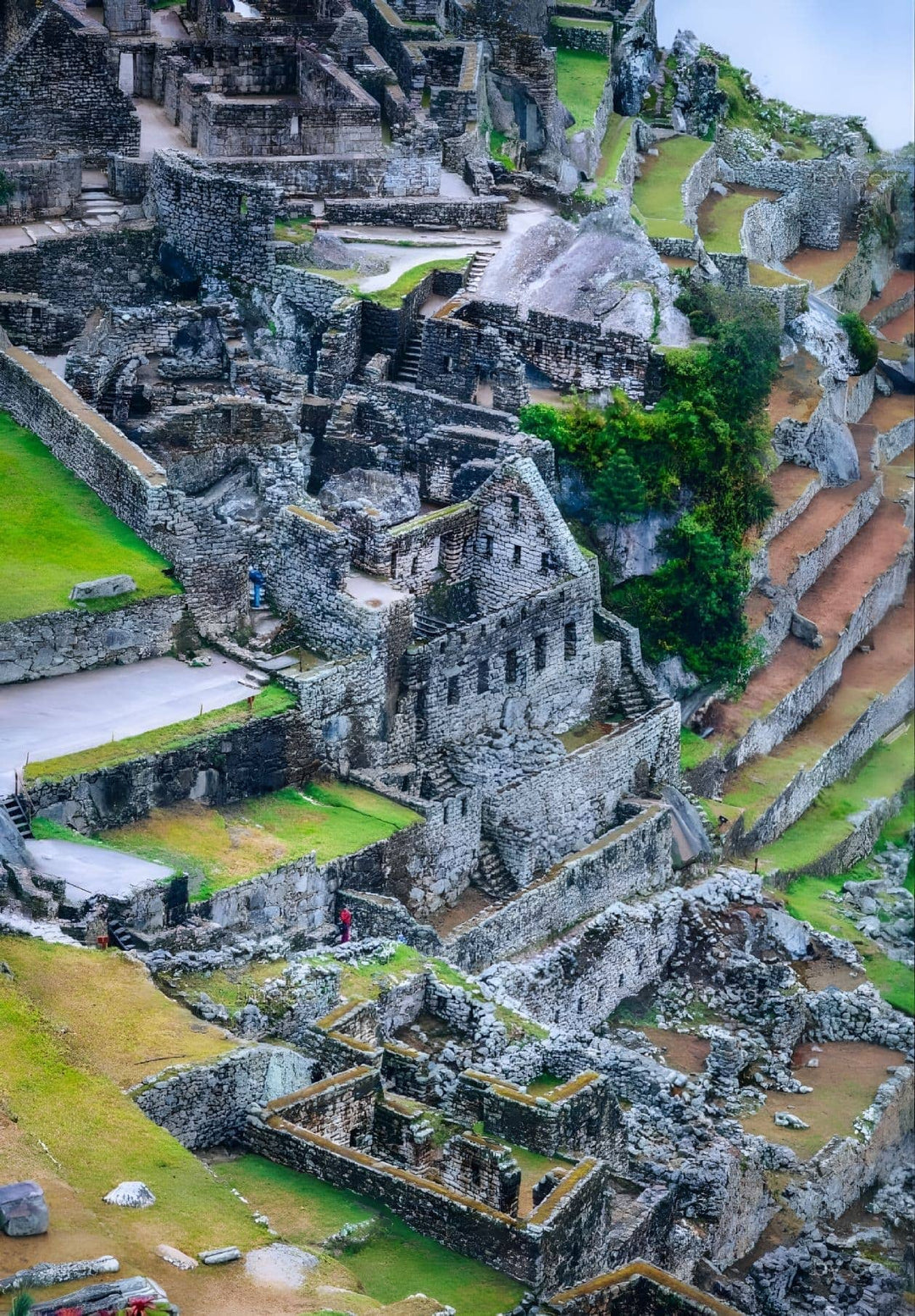 The Temple of the Sun and Mausoleum whisper of ancient civilizations and mysterious splendor within Machu Picchu's embrace.