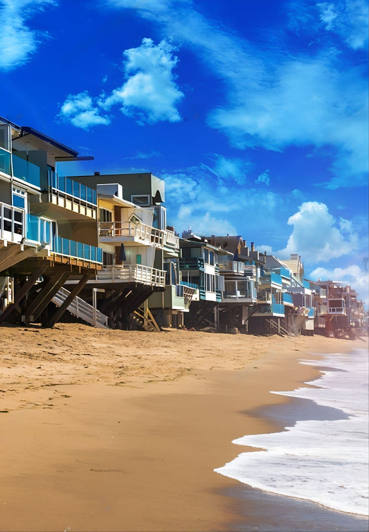 California's Malibu beachfront real estate.
