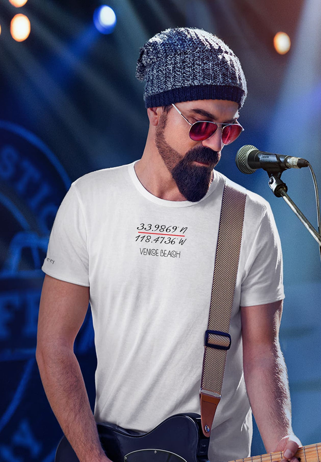 Strumming his guitar in a white tee, he creates moments of melody and passion, memories echoing through the crowd.