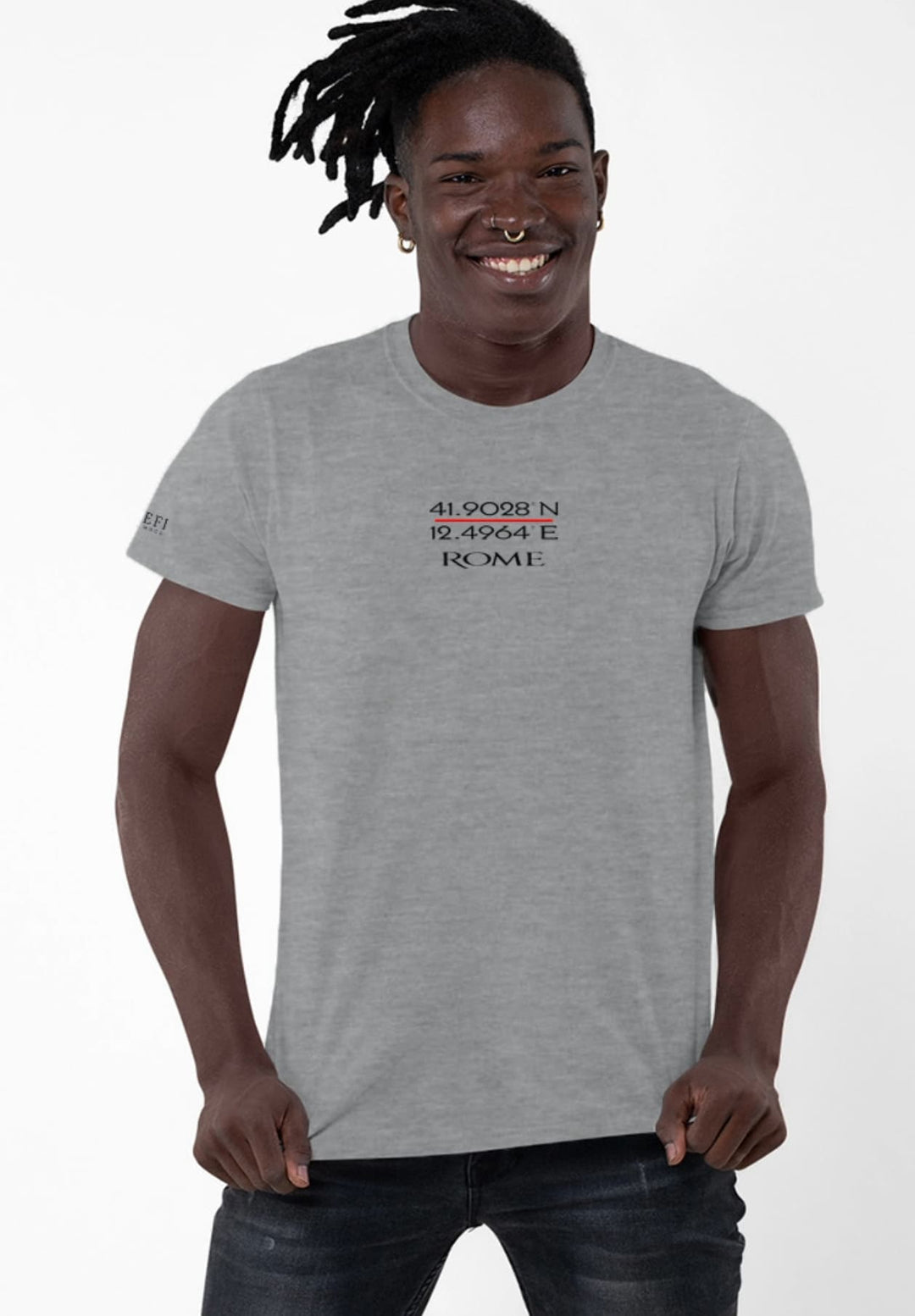 His dreadlocks sway in the gray t-shirt, memories entwined within, each pose a celebration of life's vibrant moments.