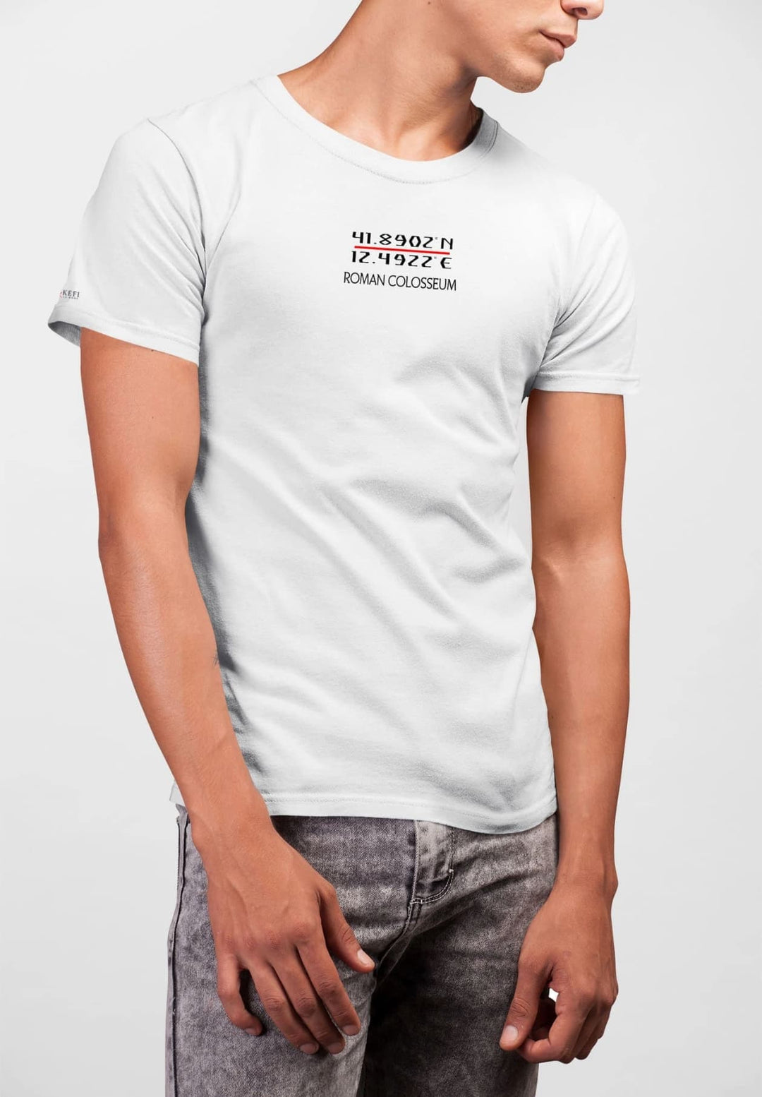 Amidst the lens' gaze, his white tee becomes a canvas, capturing emotions, memories, and dreams in vivid clarity.