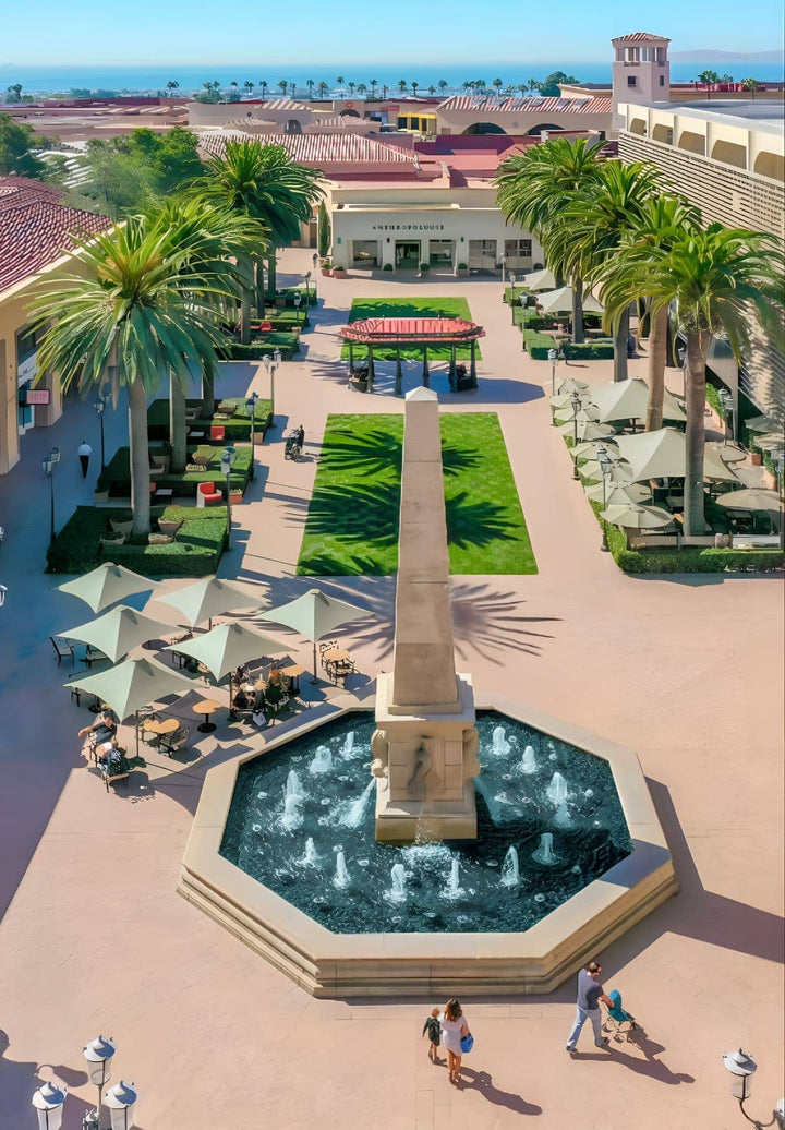 Fashion Island in Newport Beach, California, embodies coastal beauty and premium desirability, inviting you to revel in luxury and flair.