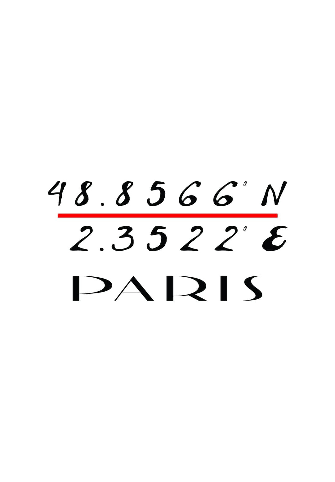 Explore Paris's heart with longitude latitude GPS coordinates, where each point marks a memory, a dream, a love.
