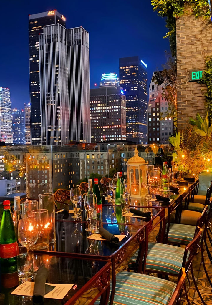 One of the best places to go on a Friday night is Perch in Los Angeles, California.