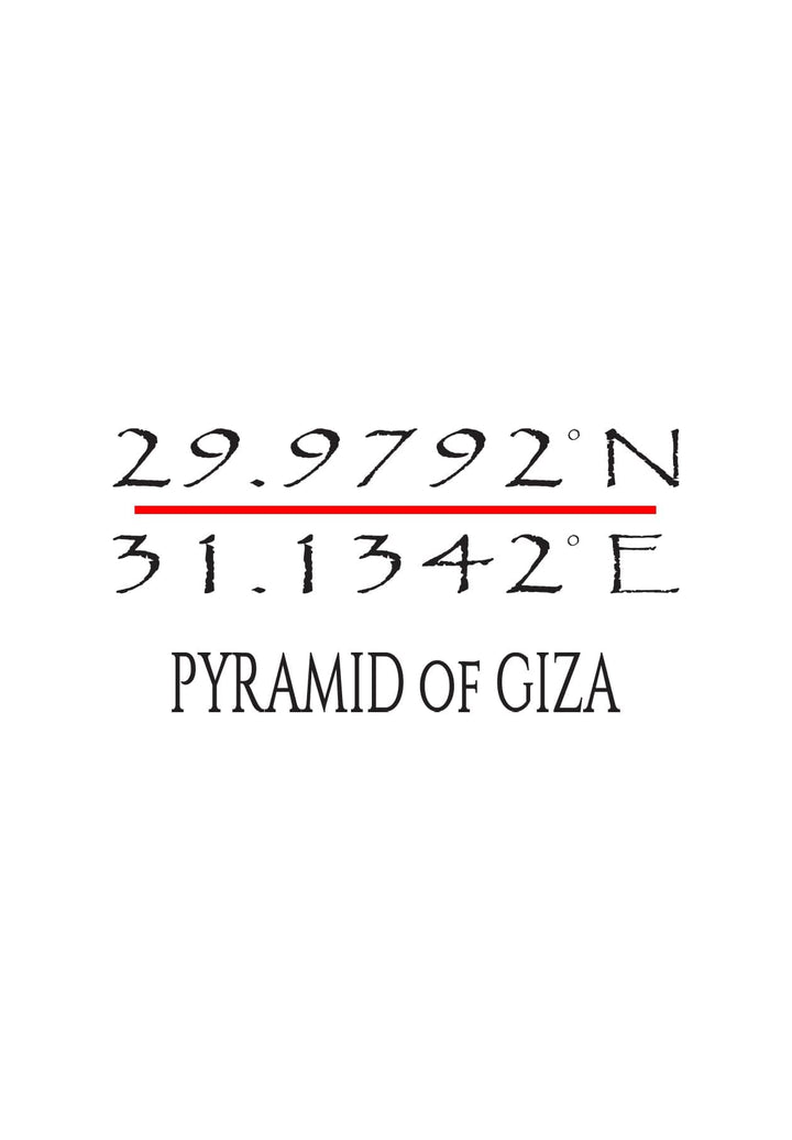 Through mapping technology, the Pyramid of Giza's GPS coordinates unfold, revealing the ancient marvel with an emotional resonance.