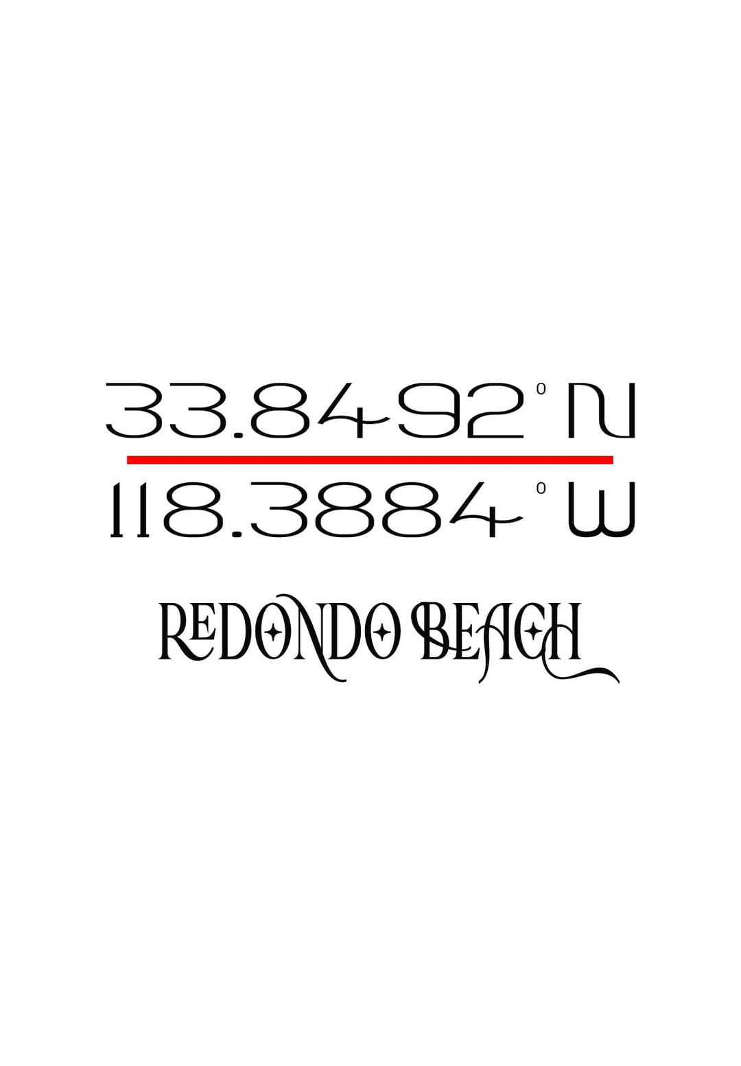The coordinates logo gives the outfit a modern appeal that fashionable individuals will remember.