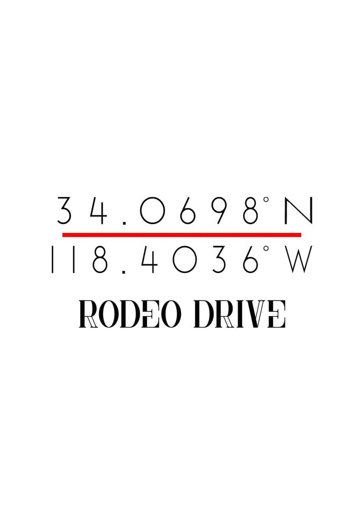 Lost in desires, the cartographic GPS coordinates on Rodeo Drive unveil the path, navigating through emotions and yearnings.
