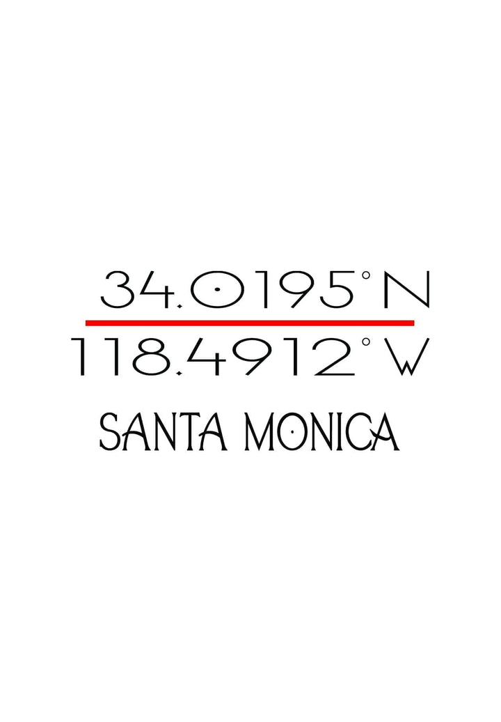 Santa Monica's GPS coordinates place it as a coastal gem in Southern California, known for its vibrant pier, beaches, and culture.