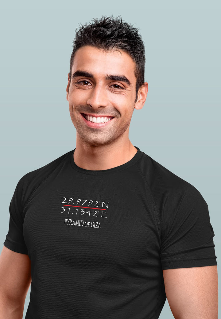 Seated in a black tee, his smile becomes a gentle embrace, stitching warmth into the fabric of silent emotions.