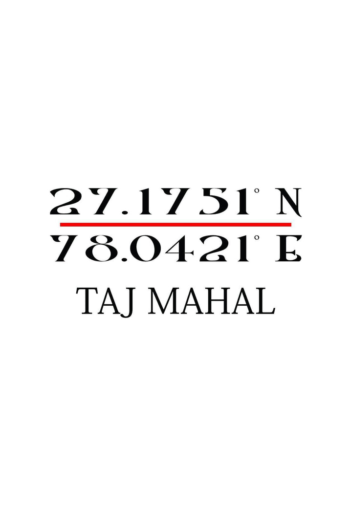  Timeless elegance meets modern intrigue as the Taj Mahal coordinates.