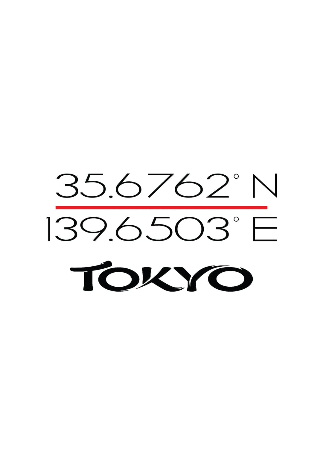 With its coordinates-logo, the look captures a moment.