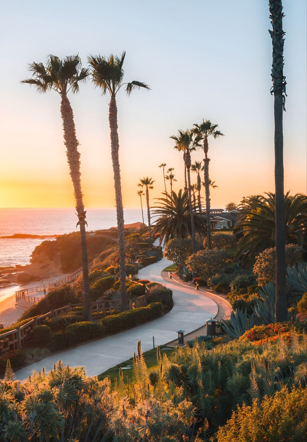 Taken from Wesley Drive's walkway to Laguna Beach's Treasure Island Park beach walk.