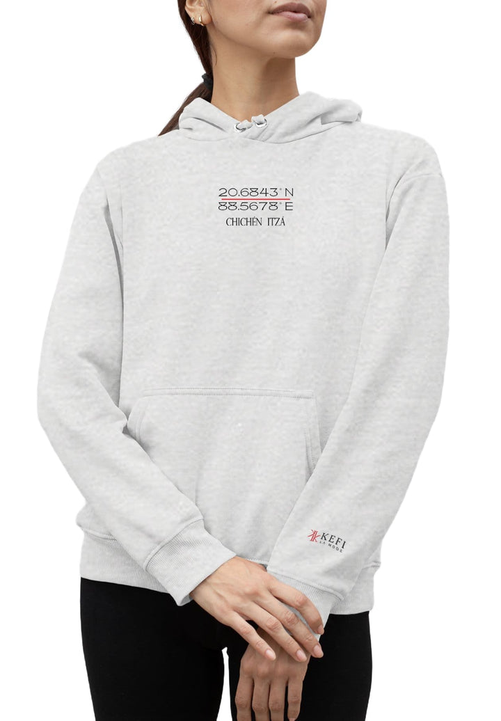 In that moment, she struck a pose in her gray hoodie, and it became a fashion memory.